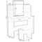 Modern Wooden Vanity Dressing Table With Two Drawers, Led Mirror and Stool